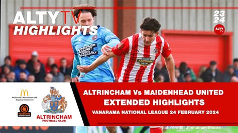 Altrincham Vs Maidenhead United Official Extended Match Highlights