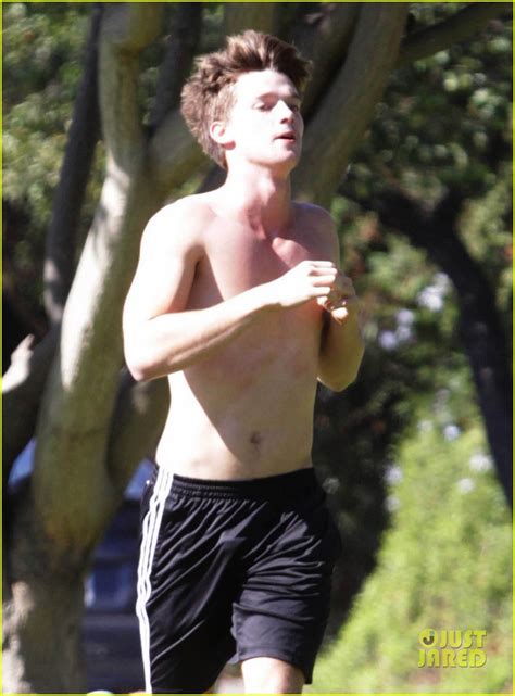 Patrick Schwarzenegger Shirtless Run Photo Patrick