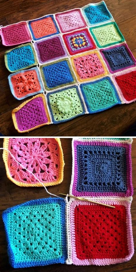 10 Best Ways To Join Crochet Squares Artofit