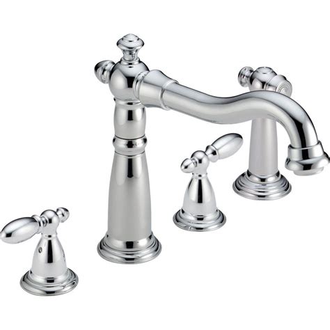 Delta Victorian Handle Standard Kitchen Faucet In Chrome Dst