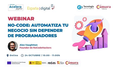 WEBINAR No Code Automatiza Tu Negocio Sin Depender De