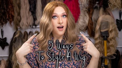 5 Ways To Style A Wig How To Style A Synthetic Wig Styling A Wig Wig Styling Hacks Wig