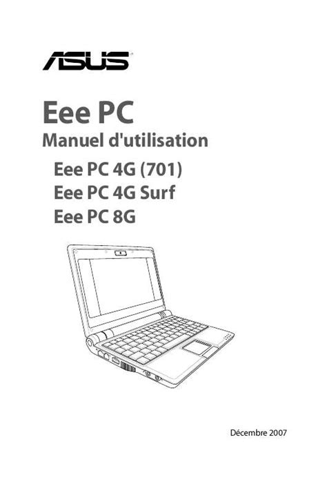 Notice Asus Eee Pc Micro Ordinateur Portable Trouver Une Solution à Un Problème Asus Eee Pc