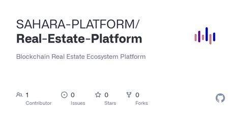 Github Sahara Platform Real Estate Platform Blockchain Real Estate