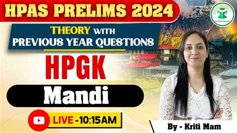 Hpas Prelims Revision Series Himachal Gk Mandi Civilstap