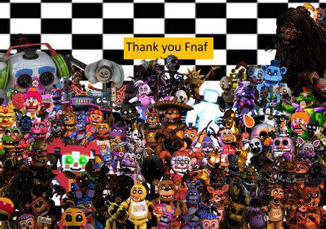 I Made A Fnaf Banner With Every Fnaf Character Fivenightsatfreddys