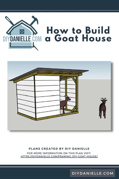 Goat House Plans: Woodworking Plans for a Run In Shelter for Your Goat ...