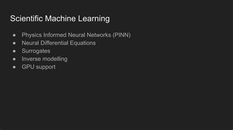 Scientific Machine Learning Using Sciml Pdf