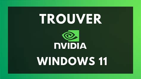 Comment Trouver Le Panneau De Configuration Nvidia Sur Pc Windows