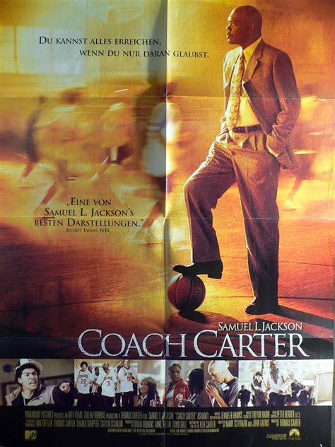 Coach Carter Samuel L Jackson Ashanti Videoposter A1 84x60cm