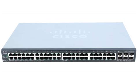 Cisco - SG500X-48-K9-G5 - 48-Port Gig with 4-Port 10-Gigabit Stackable ...