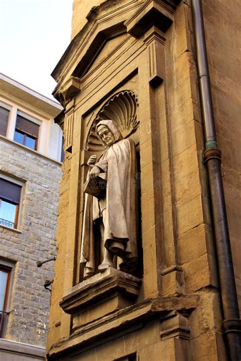Statue Of Giovanni Villani In The Loggia Del Mercato Nuovo Florence