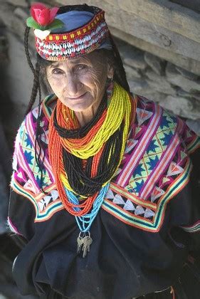 Woman Kalash Tribe Smiles She Poses Editorial Stock Photo Stock Image