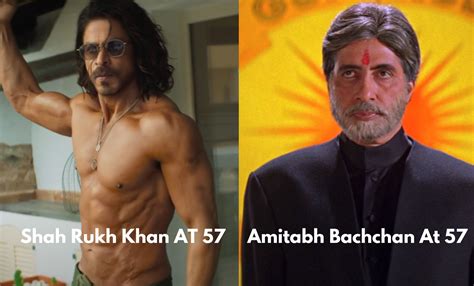 Shah Rukh Khan Vs Amitabh Bachchan At 57 SRK Fans Compare His Pathaan