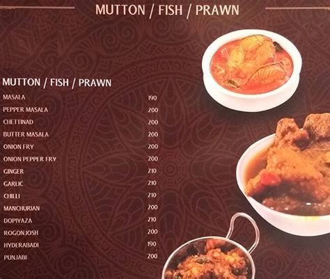 Menu at Taj Restaurant, Kattankulathur, R2CV+Q9C