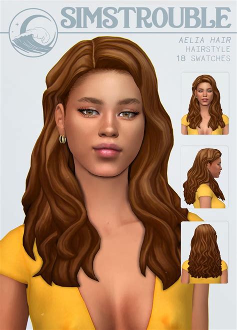 Maxis Match CC World Sims Hair Sims 4 Sims