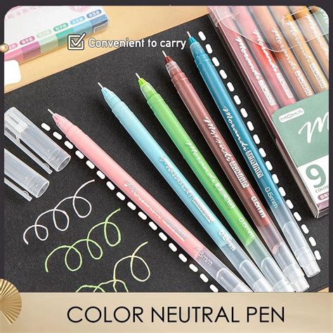 Morandi Color Hand Account Special Pen Unisex Color Notebook Marker