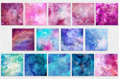 Painted Galaxy Textures - Design Cuts