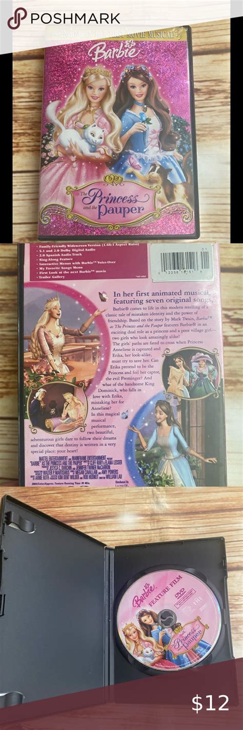 Barbie As The Princess And The Pauper Dvd By William Lau Used Princess