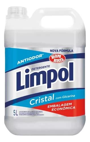 Detergente Liquido Lava Louça Cristal Galão 5 Litros MercadoLivre