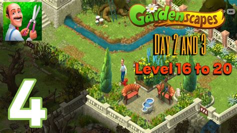 Gardenscapes Gameplay Level 16 20 Youtube