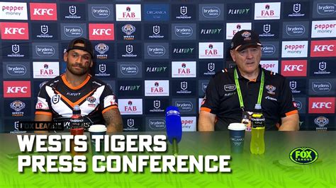 Wests Tigers Press Conference Round Fox League Youtube