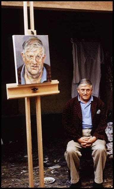 David Hockney Posa Per Lucian Freud Storia Dellarte Arte Figurativa