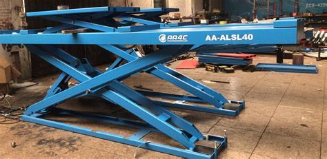 AA4C Inground Alignment Scissor Lift Car Lift Auto Hoist 4T 4 5M Runway