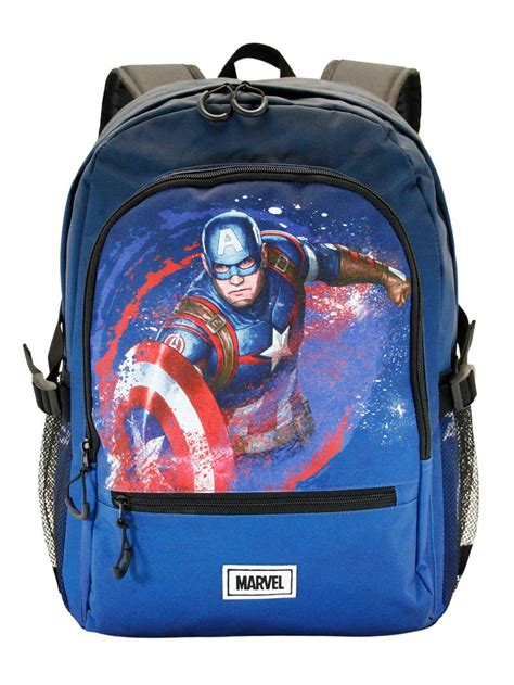 Batoh Marvel Captain America Blue Shopcsfdcz