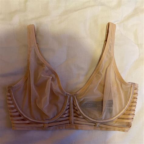 Victorias Secret Bra Cream Nude Tan Size Depop
