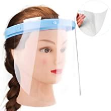 Rzjzgz Anti Fog Adjustable Dental Full Face Shield With Replaceable