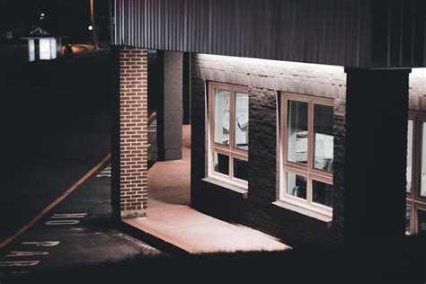 Photo of a Building in the Street at Night · Free Stock Photo