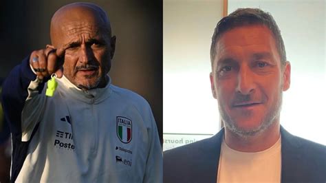 Spalletti Pace Fatta Con Totti Un Abbraccio E La Frase Dalla Parte