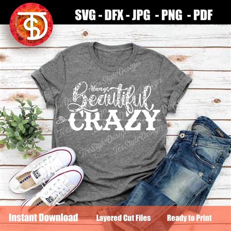 Beautiful Crazy Svg Luke Combs Svg Country Girl Svg Digital Etsy