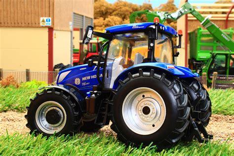 43319 Britains New Holland T6 180 Blue Power Tractor Brushwood Toys