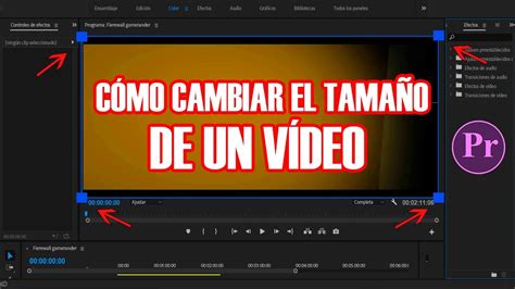 Como ajustar las DIMENSIONES de un VÍDEO en adobe premiere YouTube