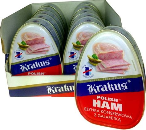 Szynka Polish Ham 455 G Krakus X Karton 10 Sztuk Hurt Market