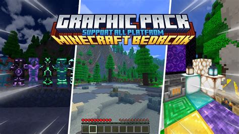 Graphic Pack Minecarft Bedrock Edition 1 21 Support Renderdragon