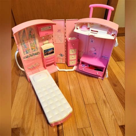 Mattel Toys Barbie Suitcase Dollhouse Poshmark