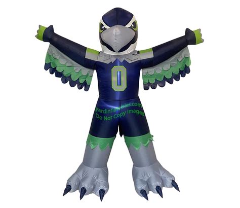 Air Blown Inflatable Nfl Seattle Seahawks Blitz Mascot