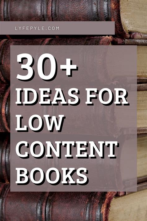 32 Types Low Content Books Ideas For Your Kdp Self Publishing