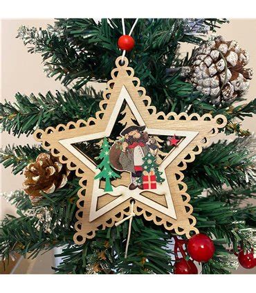 Adorno De Estrella Olentzero Para Arbol De Navidad Medidas X Cm