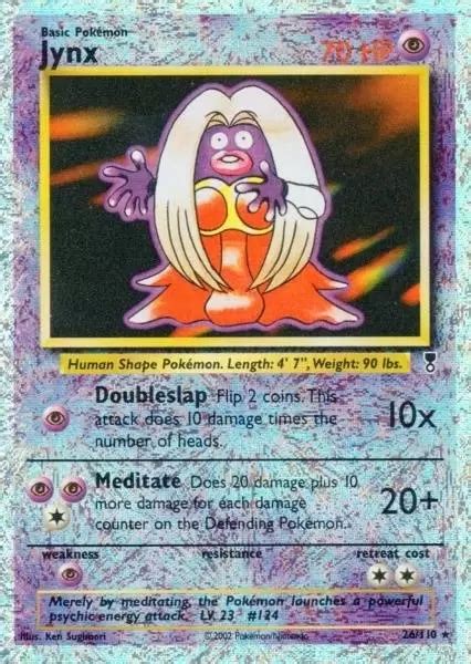 2002 Nintendo Pokemon Legendary Collection Jynx Reverse 40 Off