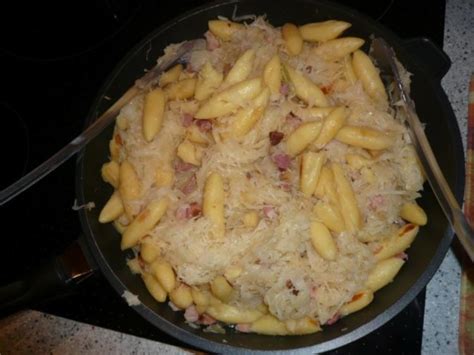 Schupfnudel Sauerkraut Pfanne Rezept Kochbar De