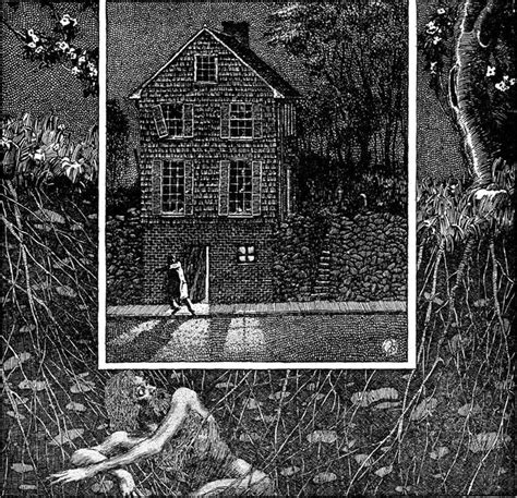 The Shunned House H P Lovecraft Illustration By Virgil Finlay Weird