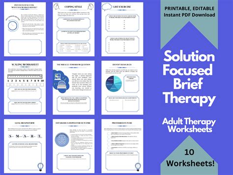 Solution Focused Therapy Worksheets Worksheets Library