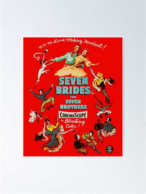 Seven Brides For Seven Brothers Movie Poster Poster For Sale By