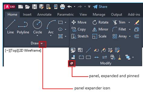 About The Ribbon AutoCAD 2023 Autodesk Knowledge Network