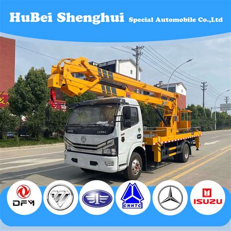 Hydraulic Lift 18m High Altitude Operation Truck Mounted Aerial Work