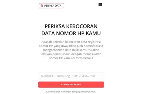 Viral Data Registrasi Nomor HP Bocor Dan Dijual Apakah Punyamu